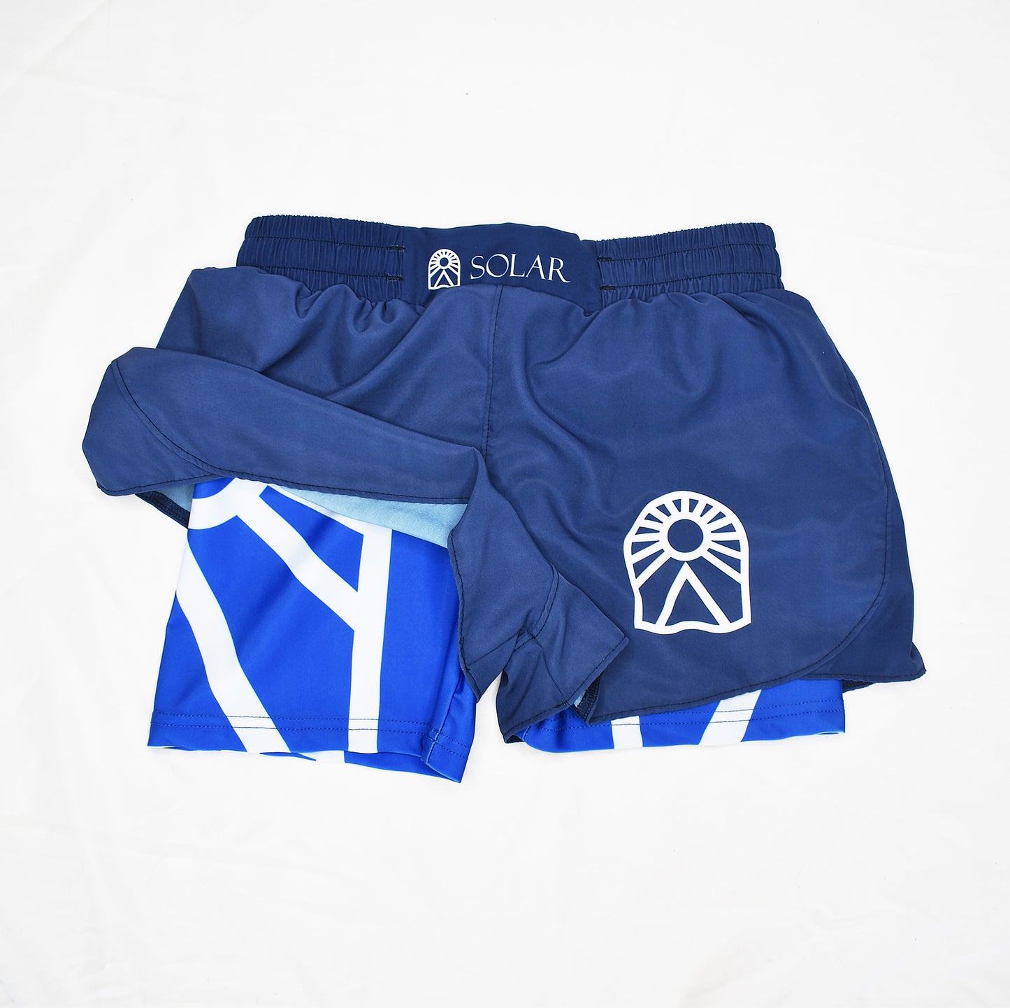 Shorts de Grappling pour femmes avec compression - Bleu