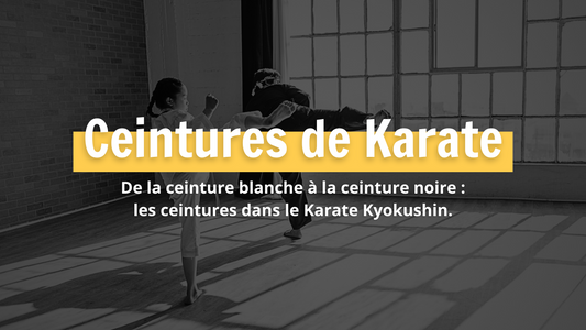 L'ordre des ceintures de Karate Kyokushin : les couleurs et les grades expliqués