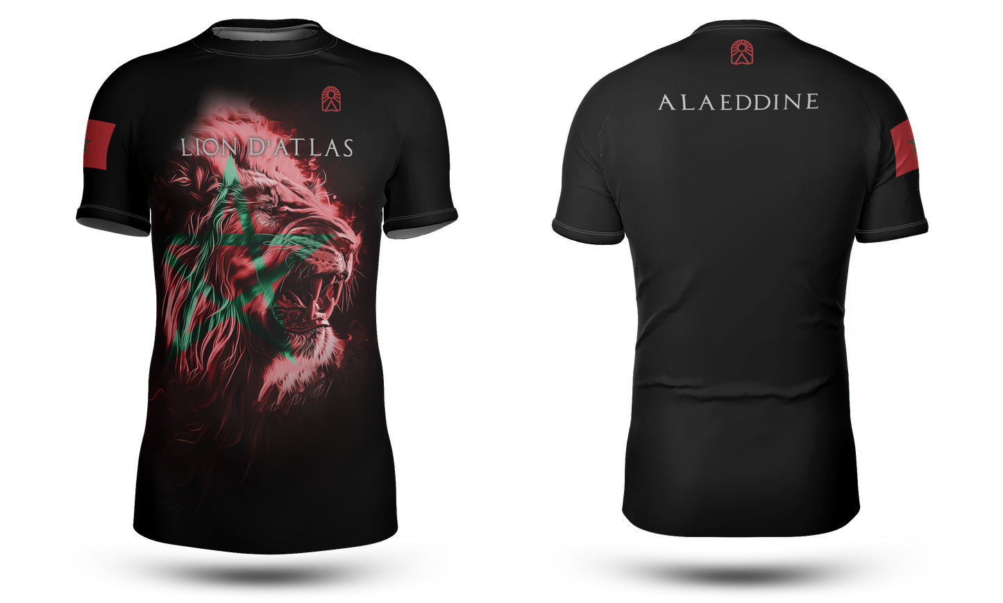 Rashguard manches courtes personnalisé - Faites votre propre design!