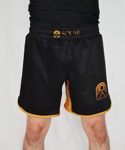 Shorts de Grappling - Noir et jaune